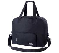 CampTeck U7332 Borsa da Viaggio Pieghevole Unisex, Aereo Underseat Cabin Bag con Tracolla Adatta per EasyJet (45 x 36 x 20 cm - 32 L) - Nero
