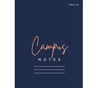 Campus Notebook: College Ruled Lined Notebook 8.5 x 11 Inch - 100 Pages for Students, Teachers, School, Office, Journaling, and Daily Writing: Perfect ... Planning, Meeting Notes, or Everyday Use