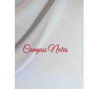 Campus Notes: A Modern Student Notebook for Lectures, Assignments, and Class Notes