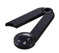 CAMRY Bilancia da cucina digitale pieghevole, 5 kg/11 libbre, Nera | Bilancia da cucina pieghevole per viaggi, campeggio e camper; 1g; lb:oz/g, fl oz/ml; Display LED; Dimensioni: 7x23x2,5cm