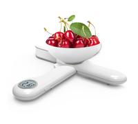 CAMRY Bilancia da cucina pieghevole, bilancia digitale, bilancia da 2520-bianca