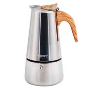 CAMRY Caffettiera a induzione per caffè aromatico, a induzione di alta qualità, in acciaio inox, per tutti i piani cottura, 450 ml per 7-8 tazze