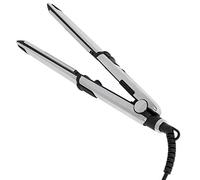 CAMRY CR 2320 - Piastra per capelli con piastra in titanio, display LCD, regolazione della temperatura 130-230 °C, piastre mobili in titanio, lisci, ondulate, cavo girevole a 360°