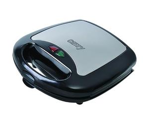 Camry CR3024 3 in 1 Sandwich Panini Maker, Piastre Intercambiabili, Tostapane Piastra, Waffle maker, Bistecchiera Elettrica, Grill per Carne e Pesce, Regolatore di Temperatura Automatico, 1000W
