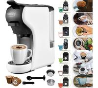 Camry Macchina per caffè espresso multi-capsula CR 4414 Pressione della pompa 19 bar, macinato/capsula, 1450 W, bianco/bianco