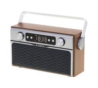 Camry Premium Radio CR 1183 Portatile Digitale FM 16 W Alluminio Nero Legno