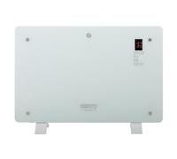 Camry Stufa termoconvettore 1500W - Display LCD, Controllo Touch, 2 Livelli di Calore, Termostato 15-35°C, Timer, Telecomando, Protezione Surriscaldamento, Da Pavimento & Parete