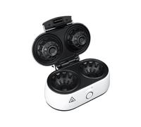 Camry Waffeleisen per 2 Waffelkörbchen AD 3062 2 Backformen Waffeleisen white