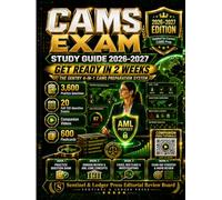 CAMS Exam Study Guide 2026-2027: Get Ready in 2 Weeks with the SENTRY 4-in-1 CAMS Preparation System, 3,600 Practice Questions, 20 Full-Length 120-Question Exams, 20 Companion Video, 600 Flashcards