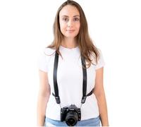 Camstrap - Cinghia per fotocamera e binocolo a mani libere Ultra-leggera e regolabile, sistema di fissaggio rapido con connettori, protezione ottimale del collo e della schiena, universalmente