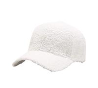 Camuffamento all'aperto, cappello regolabile, pesca, caccia, escursionismo, cappello da isteresi da basket, soffice, cappello nero da uomo camionista, bianco, M
