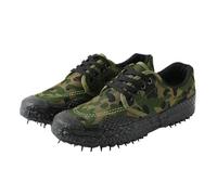 Camuflaggio Scarpe di Rilascio per Gli Uomini Anti Scivolo e Resistente all Usura Calzature di Protezione del Lavoro sul Cantiere per Uomini e Donne (Verde,40)