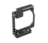 Camvate Alluminio Gabbia Fotocamera per Sony A6500, A6000, A6300, ILCE-6000, Ilce-6300, NEX7 con conversione 1/10,2 cm -20 adattatore foro (nero 2