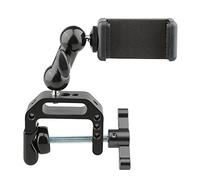 CAMVATE con porta cellulare a T c-clamp Ball Head Mount (nero)