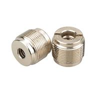 CAMVATE Convertire 5/8"-27 Pazzo to 1/4"-20 Pazzo per Microfono Adattatore (2 pezzi)
