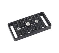 Camvate - Piatto multiuso per formaggio con vite filettata da 1/4" e 3/8" per accessori per staffa fotocamera