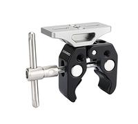 CAMVATE Supporto di estensione per convertitore di segnale BlackMagic Micro HDMI a SDI 3G + morsetto universale Super Crab (argento) - 3067