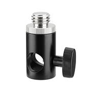 CAMVATE Testa di treppiedi per luce da 16 mm con spina da 5/8"-11 su vite filettata interna da 1/4"-20 per treppiede, adattatore livello laser Bosch