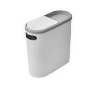 Can Di Immondizia - Cestino Da Cucina Da 10 Litri Con Coperchio Superiore Press | Compatto Cestino E Pattumiera Per Bagno, Camera Da Letto, Dormitorio, Toilette, Appartamento E Ufficio