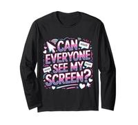 Can Everyone See My Screen Chiamate imbarazzanti - Maglia a Manica