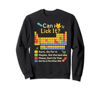 Can I Lick It Tavola Periodica Insegnante Studente Bambini Ragazzi Ragazze Felpa