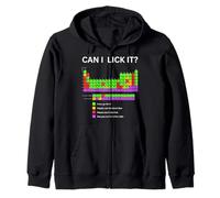 Can I Lick It Tavola Periodica Ragazzi Ragazze Bambini Studente Insegnante Felpa con Cappuccio