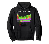 Can I Lick It Tavola Periodica Ragazzi Ragazze Bambini Studente Insegnante Felpa con Cappuccio