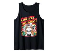 Can I Pet That Dog?! Cute Skeleton Halloween Bulldog Bootleg Canotta