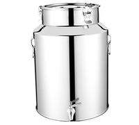 Can latte 5L Acqua in acciaio in acciaio secchio di con coperchio sigillato a chiusura a becco per cucina di cucina olio di latte cereali