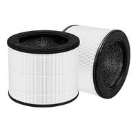 Can-Meageren True H13 - Filtro di ricambio HEPA, compatibile con purificatore d'aria Coway Airmega 100, filtro HEPA 3 in 1, filtro a carbone ad alta efficienza, confezione da 2