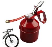 Can olio d'oro-distributore di olio per motori in metallo pesante con tubo flessibile | Oiler in stile Usunrise per auto, camion, motociclette, garage, officina e utilizzo per l'uso di manutenzione in