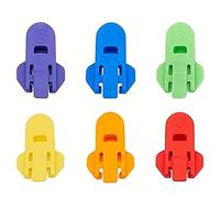 Can Opener - Coded Drink Shield and Soda Protector for Family | 6pcs Colored Tab Openers for Beer or Soda Cans | Beverage Barricade Anti- Protect Cold Drinks from Bees at Picnic, BBQ