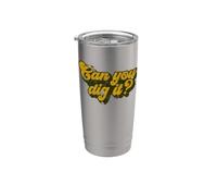 Can you Dig It? Vintage 70S 80S Bicchiere termico in acciaio inox doppia parete
