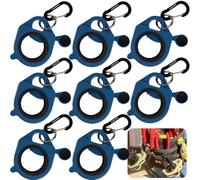 CANAANIN Porta fascette per cavi, resistente, colorato, aggiornato, per cintura degli attrezzi, organizzato, forte ed efficiente, per elettricisti, riutilizzabile, portatile, confezione da 8 (blu)