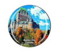 Canada 3D Quebec City - Magnete da frigorifero, souvenir in cristallo, regalo per la casa e la cucina