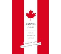 Canada - Carnet A5: Notes & Dessins - 81 pages (lignées à gauche et blanches à droite)