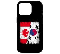 Canada Corea del Sud Half Flag Canadian South Korean Heritage Custodia per iPhone 16 Pro