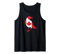 Canada Corvo Corvo Silhouette Canadian Pride Bird Lover Canotta