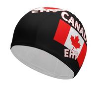 Canada Eh Cuffia da nuoto unisex Cappello da nuoto per uomo e donna Capelli corti e lunghi Cuffie da bagno alla moda