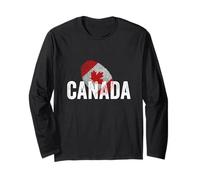 Canada Fingerprint Flag Design for Proud Heritage Lovers Maglia a Manica