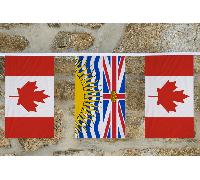 Canada Flag Province and Territories Friendship Bunting - MADE IN THE UK