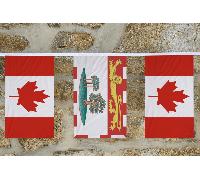 Canada Flag Province and Territories Friendship Bunting - MADE IN THE UK