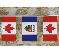 Canada Flag Province and Territories Friendship Bunting - MADE IN THE UK