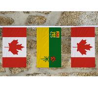 Canada Flag Province and Territories Friendship Bunting - MADE IN THE UK