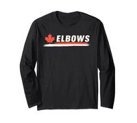 Canada Funny Patriotic Maple Leaf Tee Est. 1867 Elbows Up Maglia a Manica
