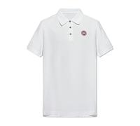 Canada Goose - Polo con Patch Logo - - Tops - Uomo - Bianco - 2XL