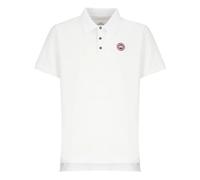 Canada Goose - Polo in Cotone Bianco con Logo - - Tops - Uomo - Bianco - S
