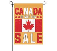 Canada Is Not For Sales Bandiera Esterna Decorative Bandiera Da Giardino Moda Bandiere Da Cortile Per Patio Feste Interni 30X45cm