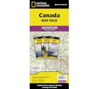 National Geographic Maps - Adventure Canada, Map Pack Bundle (Map)