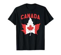 Canada Maple Leaf and Flag Colors Design. The Proud Canadian Maglietta